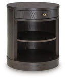 Leighmour - Accent Table - Dark Brown