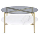 Jonelle - Round Glass Top Table