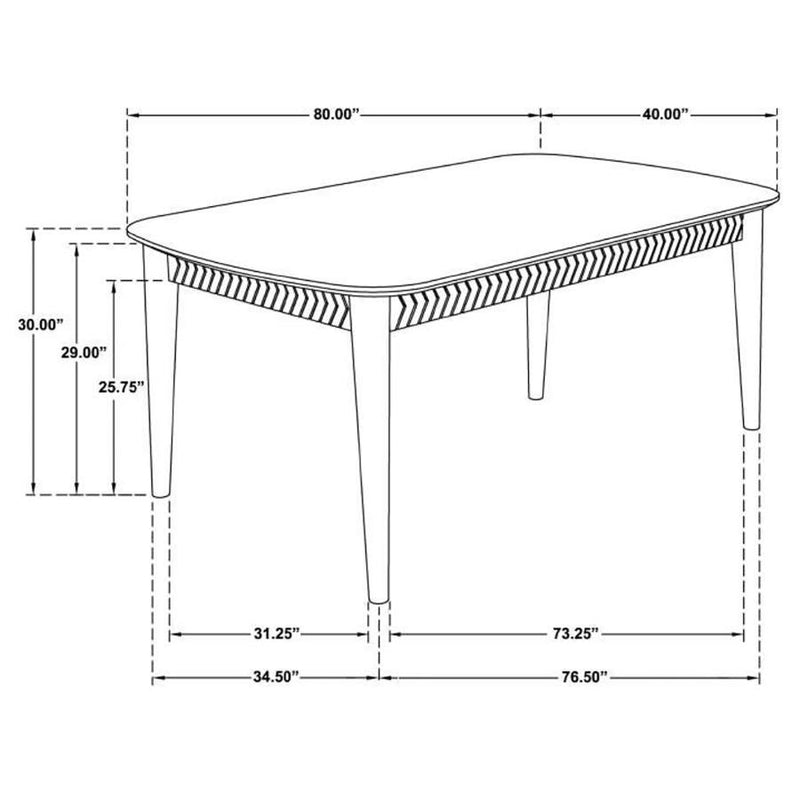 Partridge - Wooden Dining Table - Natural Sheesham