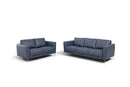 Astonic - Loveseat - Blue Leather