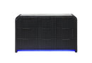 Beckett - 5 Piece Queen Bedroom Set With Cooler And Speaker - Black