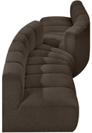 Arc - Boucle Fabric 4 Piece Sofa