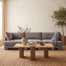 Hammond - Velvet Performance Fabric Upholstered 3 Piece Sofa
