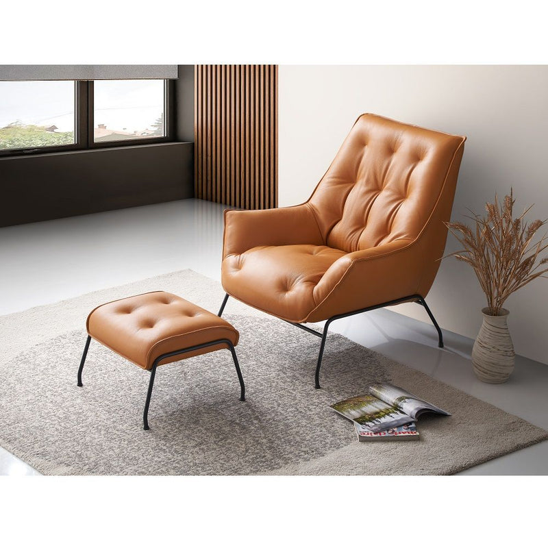 Zusa - Accent Chair & Ottoman