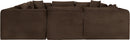 Shaggy - 8 Piece Modular U-Shaped Sectional