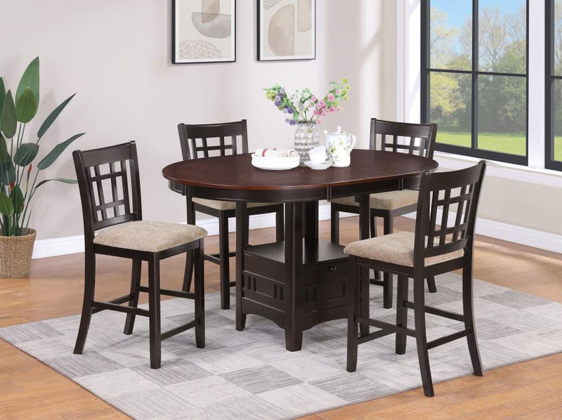 Lavon - Oval Counter Height Dining Set