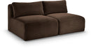 Shaggy - 2 Seat Modular Armless Sofa