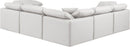 Indulge - Faux Leather 5 Piece Modular Corner Sectional
