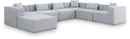 Cube - Linen 7 Piece Modular Sectional