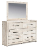 Lawroy - Dresser And Mirror - Light Natural