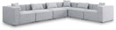 Cube - Linen 6 Piece Modular Corner Sectional