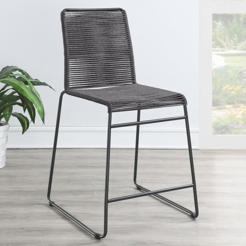 Jerome - Woven Rope Metal Chair (Set of 2)