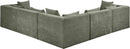 Stellar - 5 Piece Upholstered Modular Sectional