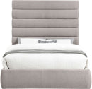 Adam - Linen Fabric Bed With 70.5" Headboard