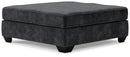 Lavernett - Oversized Accent Ottoman - Charcoal