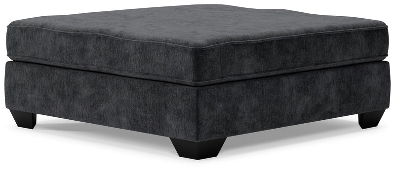 Lavernett - Charcoal - Oversized Accent Ottoman