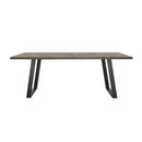 Misty - Solid Wood Dining Table - Gray Sheesham