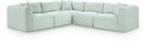 Shaggy - 5 Piece Modular Corner Sectional