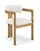 Aurum - Linen Textured Fabric Upholstered Dining Chair (Set of 2)