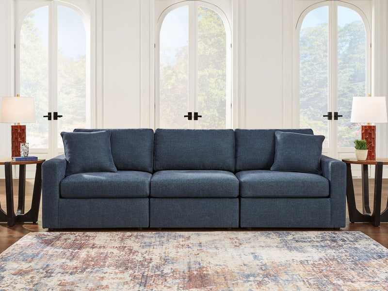 Modmax - Ink - 3-Piece Sectional Sofa - Fabric