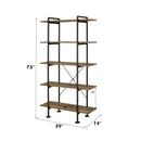 Nefo - Bookshelf - Rustic Oak & Black