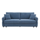 Haran - Sofa With Sleeper - Blue Fabric