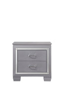 Lillian - Nightstand - Gray