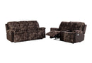 U6028 - Reclining Sofa/Console Reclining Loveseat - Brown