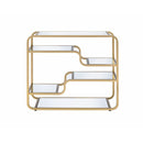 Astrid - Sofa Table - Mirrored & Gold