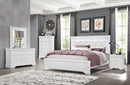 Pompei - 5 Piece Full Bedroom Set With LED - White