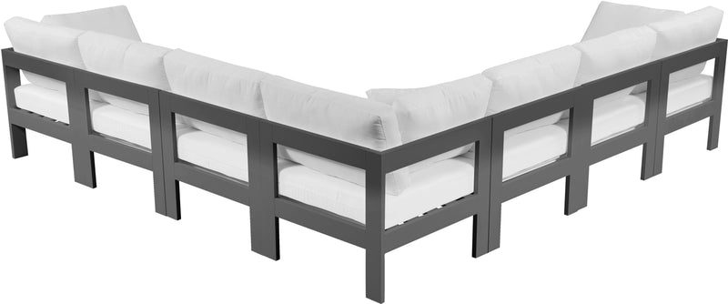 Nizuc - Outdoor Patio Modular Sectional 7 Piece - White