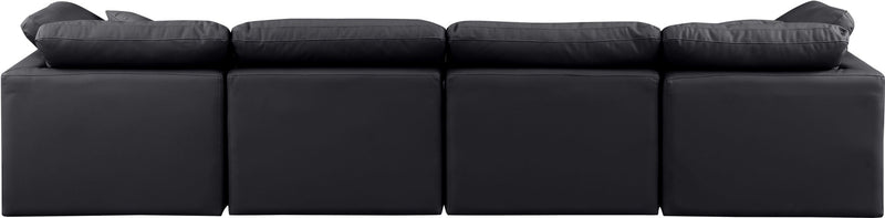 Indulge - Faux Leather 4 Seat Modular Sofa