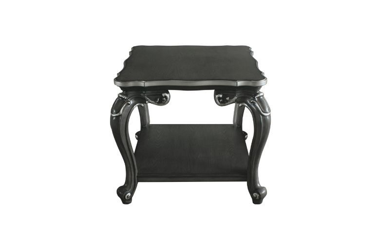 House - Delphine - End Table - Charcoal Finish