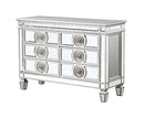 Varian - 34" Server - Mirrored & Antique Platinum
