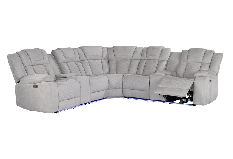 U7068 - Sectional - Ash