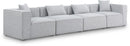 Cube - Linen Modular 4 Seat Sofa