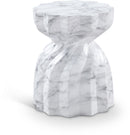 Caserta - Marble Finish Concrete End Table