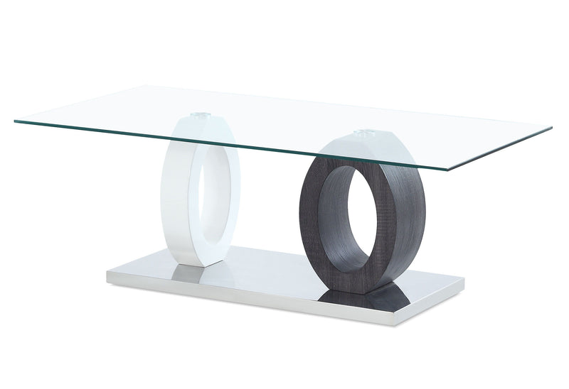 T1628 - Coffee Table And 2 End Tables - Dark Gray