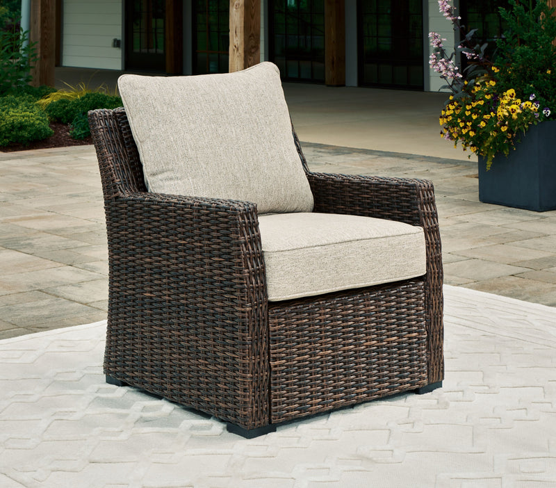 Brook Ranch - Brown - Lounge Chair With Cushion