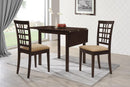 Kelso - 3 Piece Drop Leaf Dining Table Set - Cappuccino
