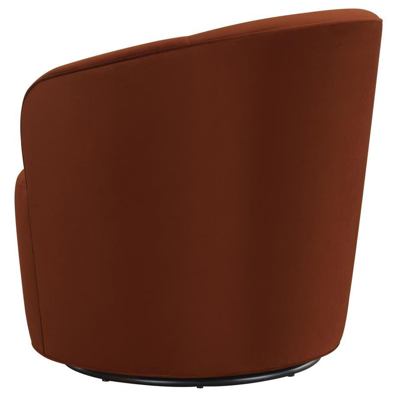 Joyce - Upholstered Barrel Back Swivel Chair