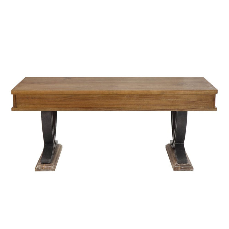 Pellio - Coffee Table - Antique Oak & Black