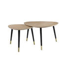 Allison - Nesting Table Set - Natural & Black