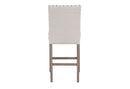 D1622 - Bar Stool - White / Brown