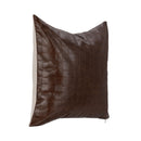 Leather Seston - 20" x 20" Pillow - Brown
