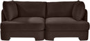 Hammond - Velvet Performance Fabric Upholstered 2 Piece Loveseat