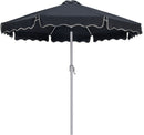 Amalfi - Aluminum Patio Umbrella - Light Brown Base / White Pole