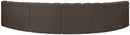 Arc - Boucle Fabric 6 Piece U-Shaped Modular Sofa