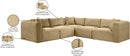 Shaggy - 5 Piece Modular Corner Sectional