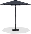 Fiji - Aluminum Patio Umbrella With Round Black Base